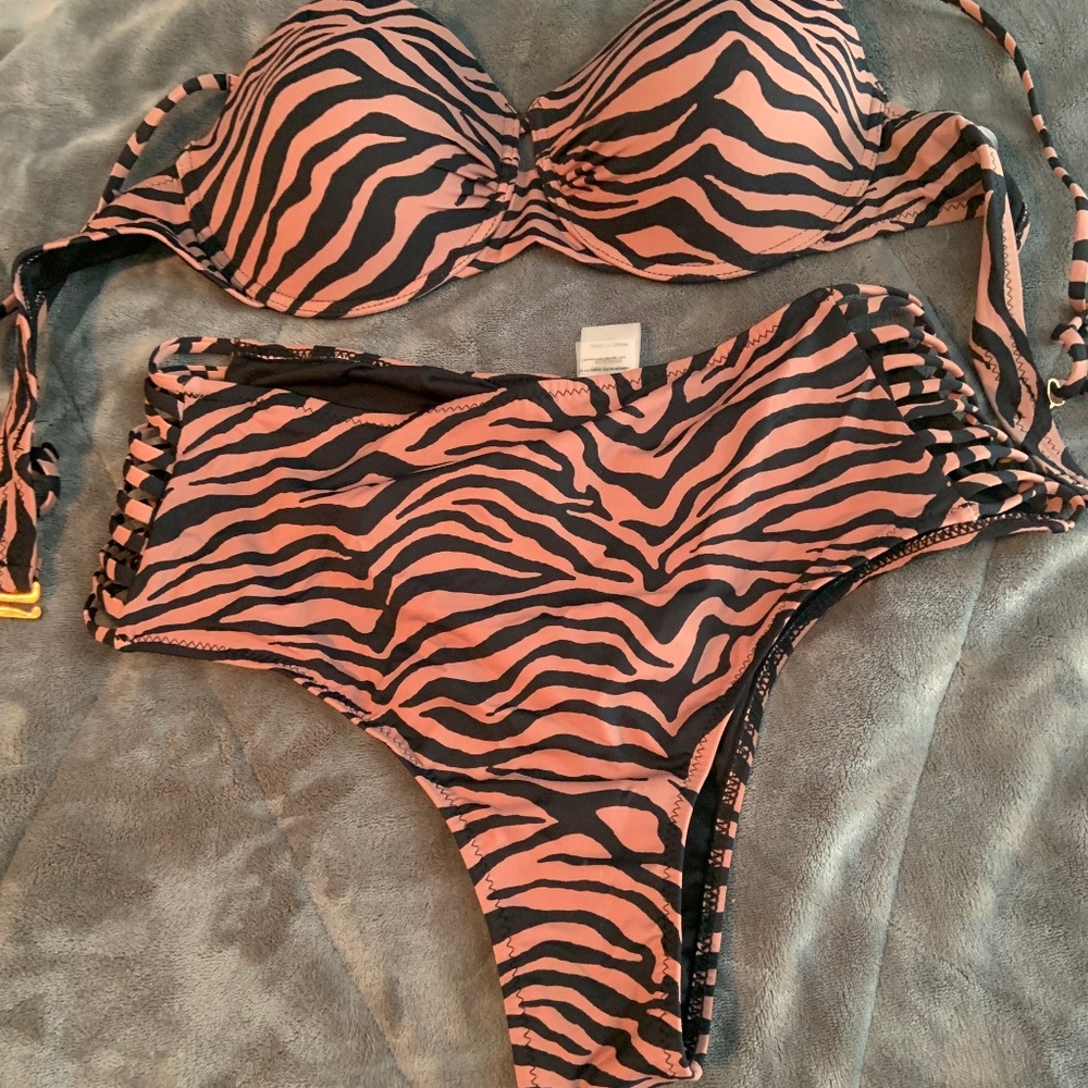 Blushing Brunette Bikini